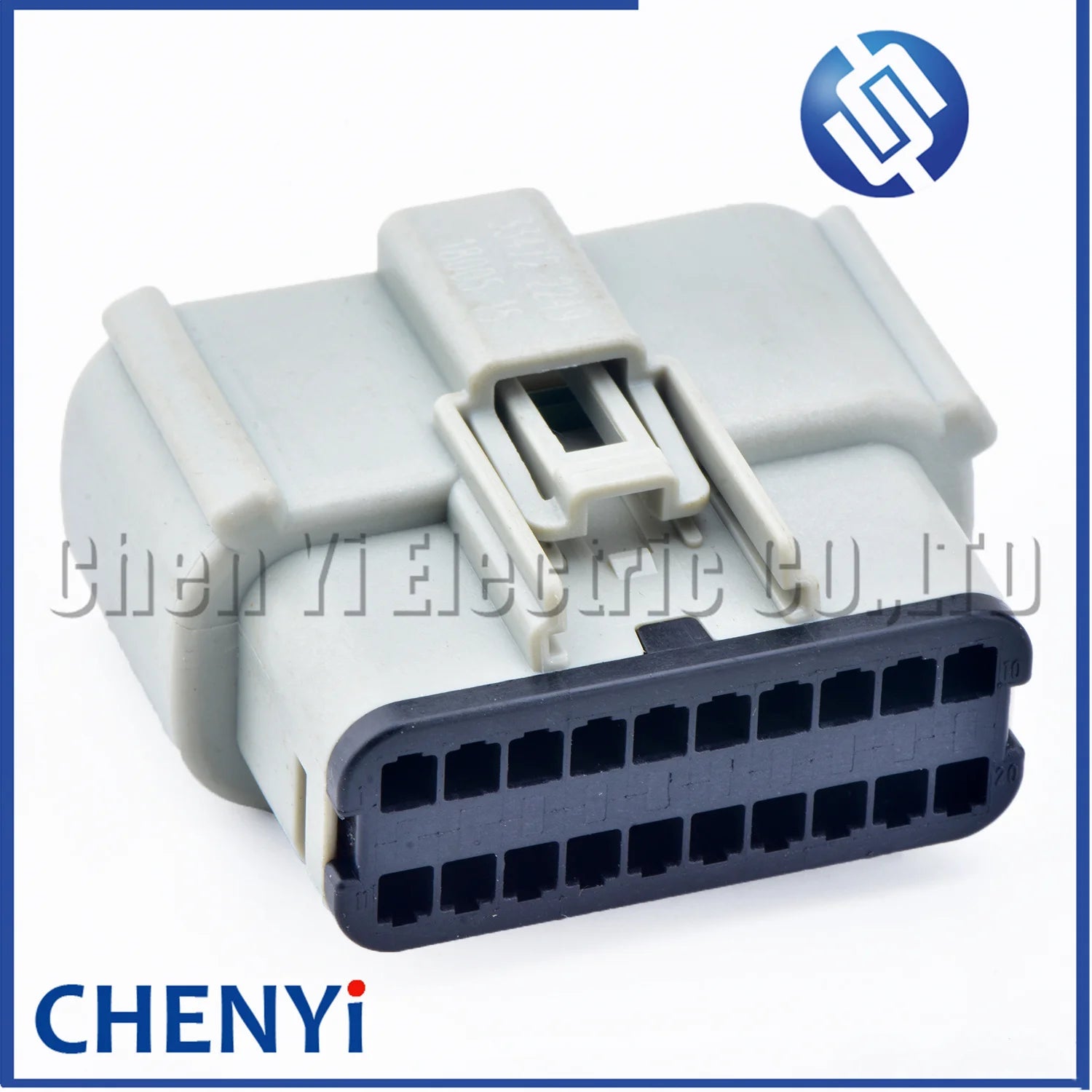 Grey 20 Pin Autowaterproof connector female or male excavator panel Plug With Pins 33472-2749 33472-2249 For JCB