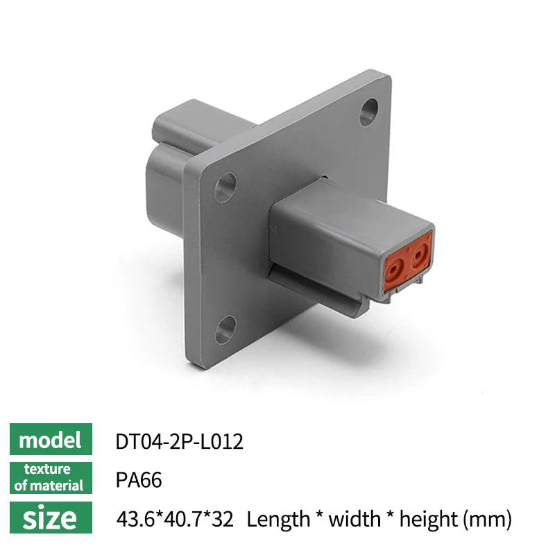 5/10/20Sets Deutsch DT Waterproof Connector Electrical Wire Socket Plug For Car 2P/3P/4P/6P/8P Kit Box Suit DT06-4S DT04-2P DT06