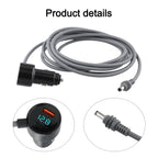 Digital Display Car Power Cable For Starlink Mini Power Cable 12V-24V Adapter to DC Power Cable PD cable Car Charger Power Cord