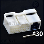 30 Pin Automotive connector Car navigation instrument protocol host harness plug 90980-12721 For Toyota LEXUS