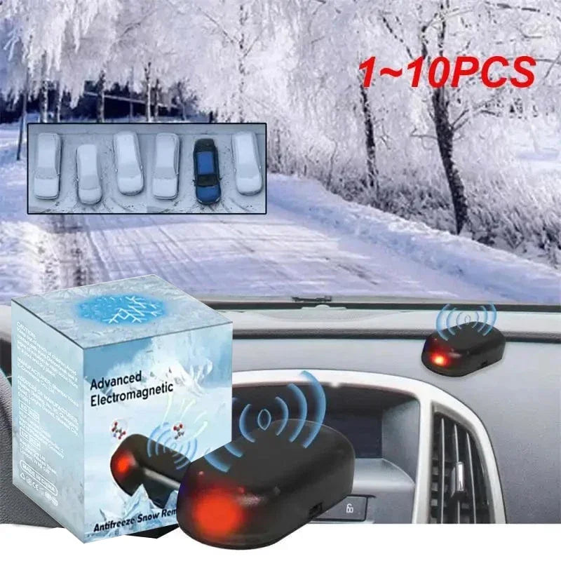 Car Antifreeze Instrument 10/1Pcs Electromagnetic Molecular Windshield Snow Removal Window Glass Microwave Deicing Instrument