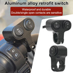 Motorcycle Headlight Switch Spotlight Fog Light Button Retro Moto Pit Dirt Bike Motorbike Accessories ATV Three Speed Adjustment