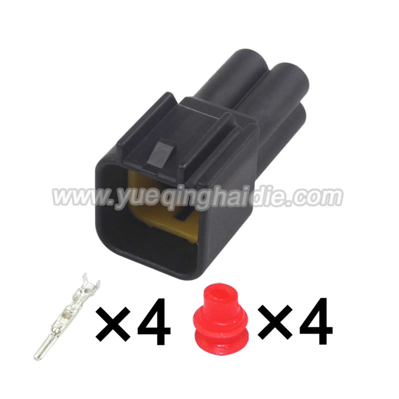 4 Pin Connector 2.3mm Male Female Connector Automotive Wiring Harness PCB Electrical Cable Socket FWY-C-4M-B FW-C-4F-B