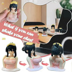 Interior Car Dashboard Decorations Widget Sexy Anime Chest Shaking Ornament for Girls Boys Home Decor Gifts Amagi
