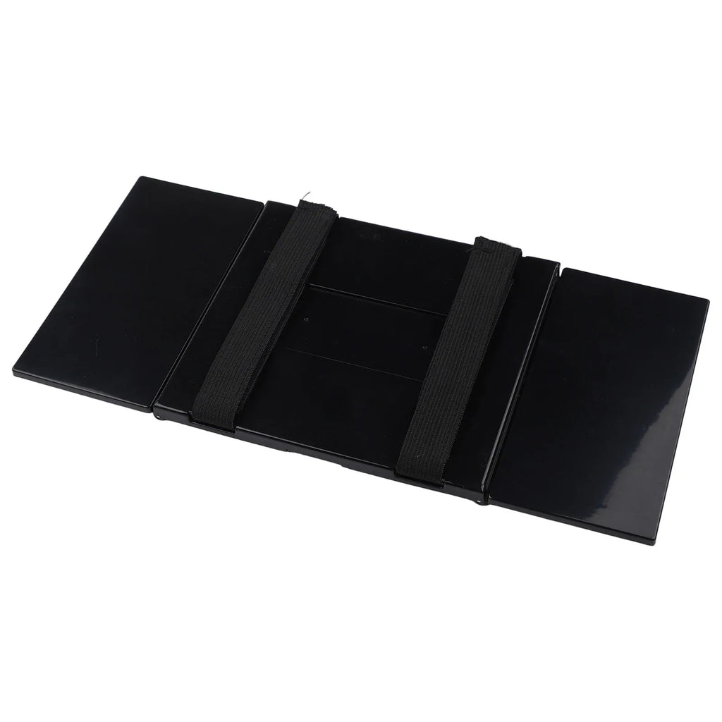 3-Way 360-Degree Folding Mirror For Haircuts Shaving & Makeup Convenience Foldable Car Cosmetic Mirror  Large Screen