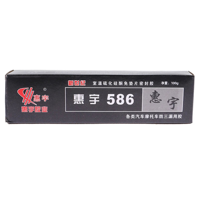Car Sealant Glue 586 Black Silicone Free-Gasket Automobile Sealant Repairing Glue Adhesive Waterproof Oil Resistance Sealant