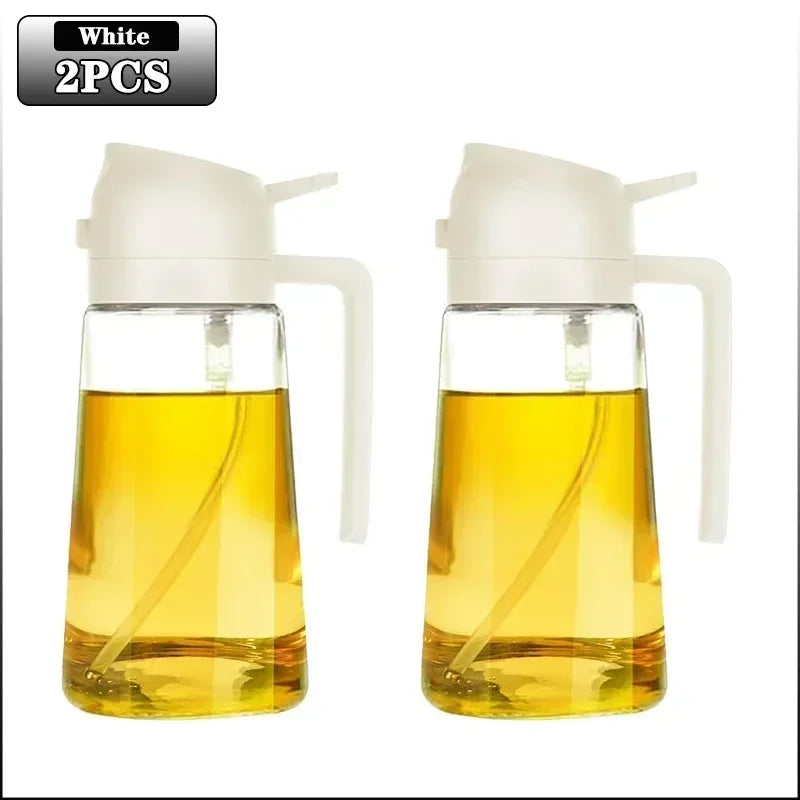 Glass Oil Spray Can Can Spray Dual-use Kitchen Utensils Glass Oil Bottle Press Type Spray Kitchen Tools Outdoor Barbecue Amagi