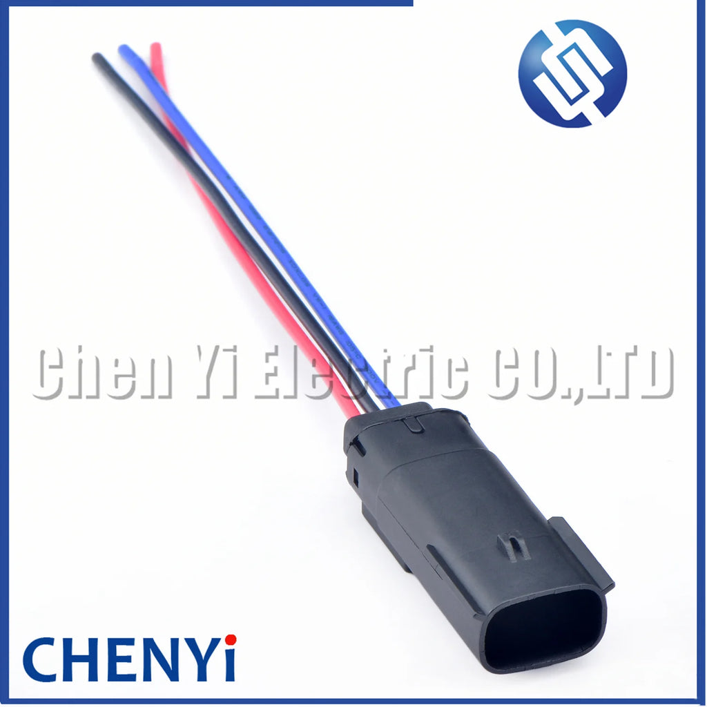3 pin female or male 33471-0306 Automotive Steering Wheel Booster Pump Plug Electrical 33471-0301 33481-0301
