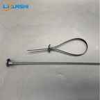 8*380mm automotive base plate cable ties, circular fixed head for automotive frame wiring harness cable ties