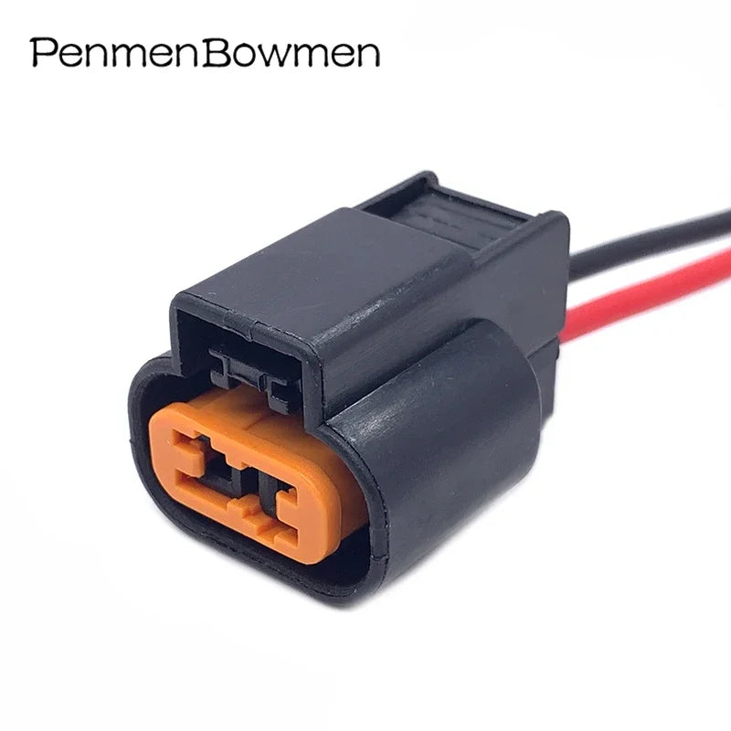 1 Set 2 Pin PB625-02027 Car Fog Lamp ABS Sensor Electrical Cable Connectors Wire Harness Plug for Mitsubishi Hyundai PB621-02020