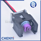 2 Pin sealed EFI diesel common rail engine H5H6 injector nozzle connector plug For Buick The Great Wall 13816706 with wire
