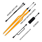 Light Up Your Ride Motorcycle LED Warning Strip with Multicolor Reflective Lights Light Film DIY Helmet Strip Accessories