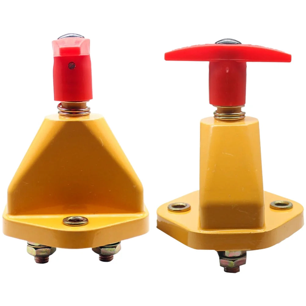 Yellow Shell Battery Master Switch For Car Truck Tractor 150A 12-24V Heavy Duty Agricultural Vehicle Truck Master Switch