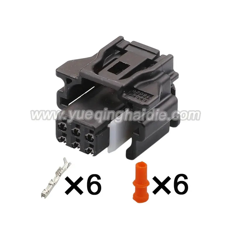 1-20sets 6 Pin Suitable for Reversing radar Probe Rear View Camera Waterproof Auto Wire Harness Connector 6189-7428