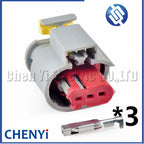 3 Pin Auto waterproof Connector Ignition coil plug Camshaft position sensor Wire harness plug 1-284425-1 1-284425-2 1-284425-3