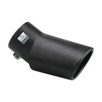 Universal Car Exhaust Tip Round Aluminum ALloy Muffler Tail Trim Rear Auto Exhaust Pipe Nozzle Silencer Pipe Inlet 63mm
