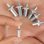 Aluminium Alloy Knockout Expansion Rivets Head Perforated Rivets Hammered Expanding Nails Screws Fasteners Auto Parts 10-100Pcs