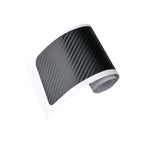 90cm Car Rear Trunk Guard Plate Sticker 3D Carbon Fiber Film Rear Bumper Trim Anti-Kicked Scratch Protection Sticker Strip Amagi