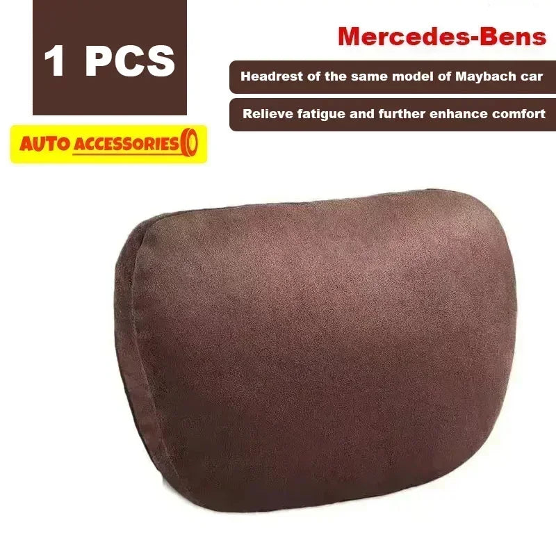 High Quality Car Headrest Neck Support Seat Design S Class Soft Universal Adjustable Car Pillow Neck Cushion Amagi