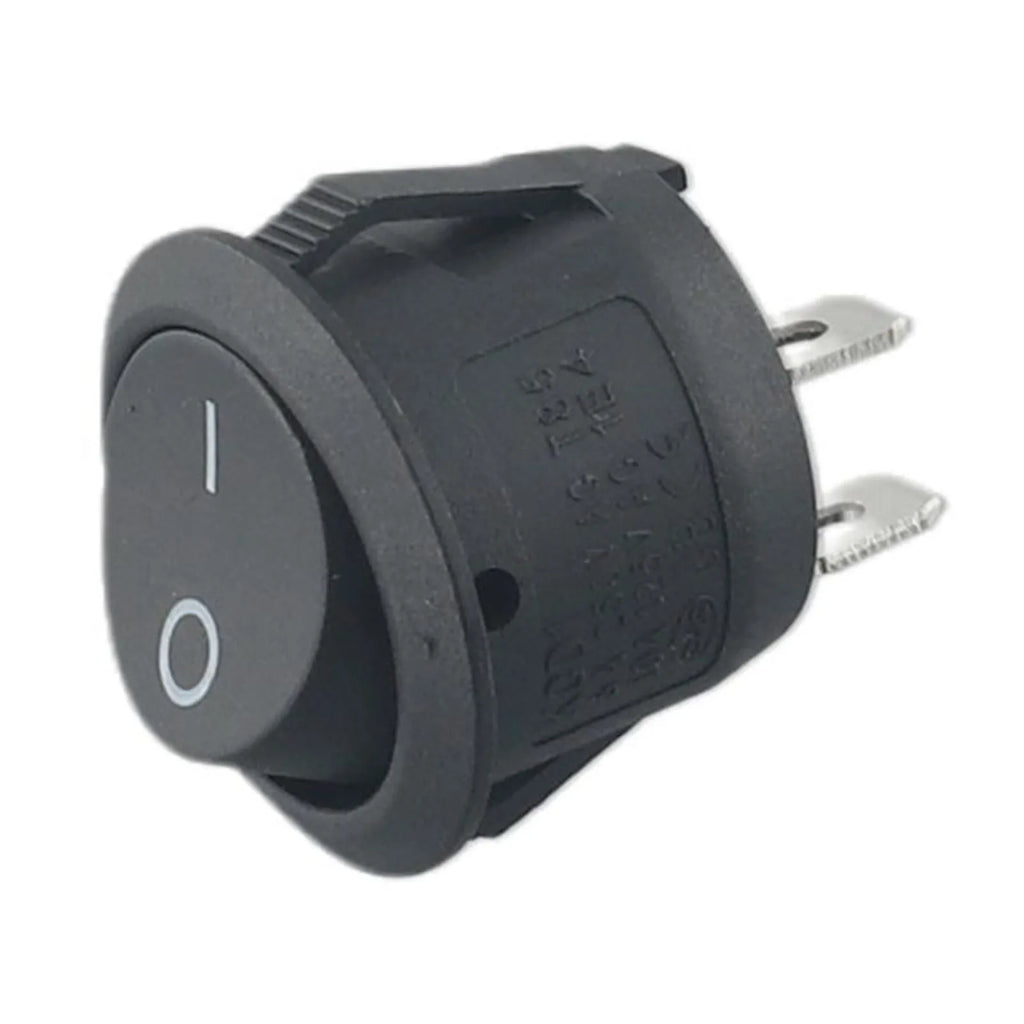 10PCS 12V Round Rocker Switch ON/OFF 2 Pin SPST Camper Van Caravan Motorhome For Car Auto Boat Household Appliances