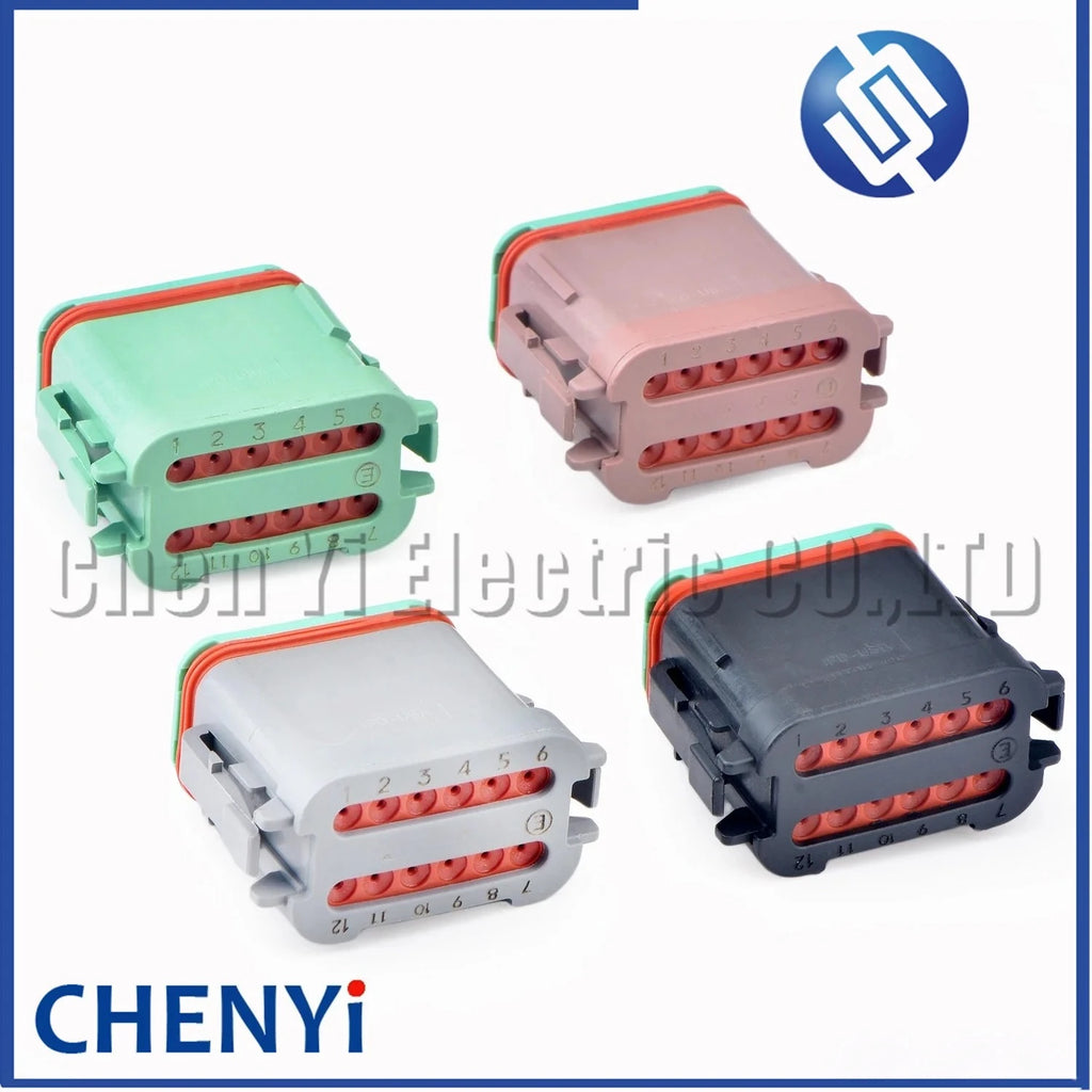12 Pin Auto waterproof connector plug DT06-12SA-CE05 DT06-12SB-CE05 DT06-12SC-CE05 DT06-12SD-CE05 DT06-12SA-CE11 DTF13-12P