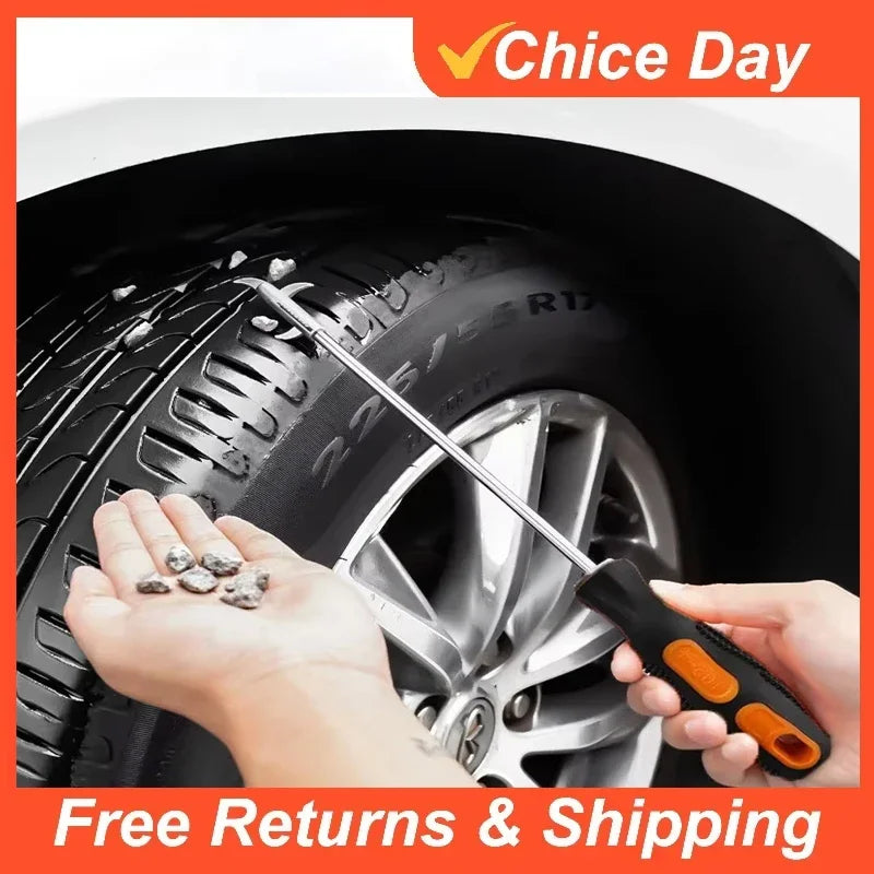 Universal Tire Cleaning Hook Screwdriver Accessory Car Tire Stone Cleaner Stone Remover Tire Cleaning Tool Tire Repair Amagi