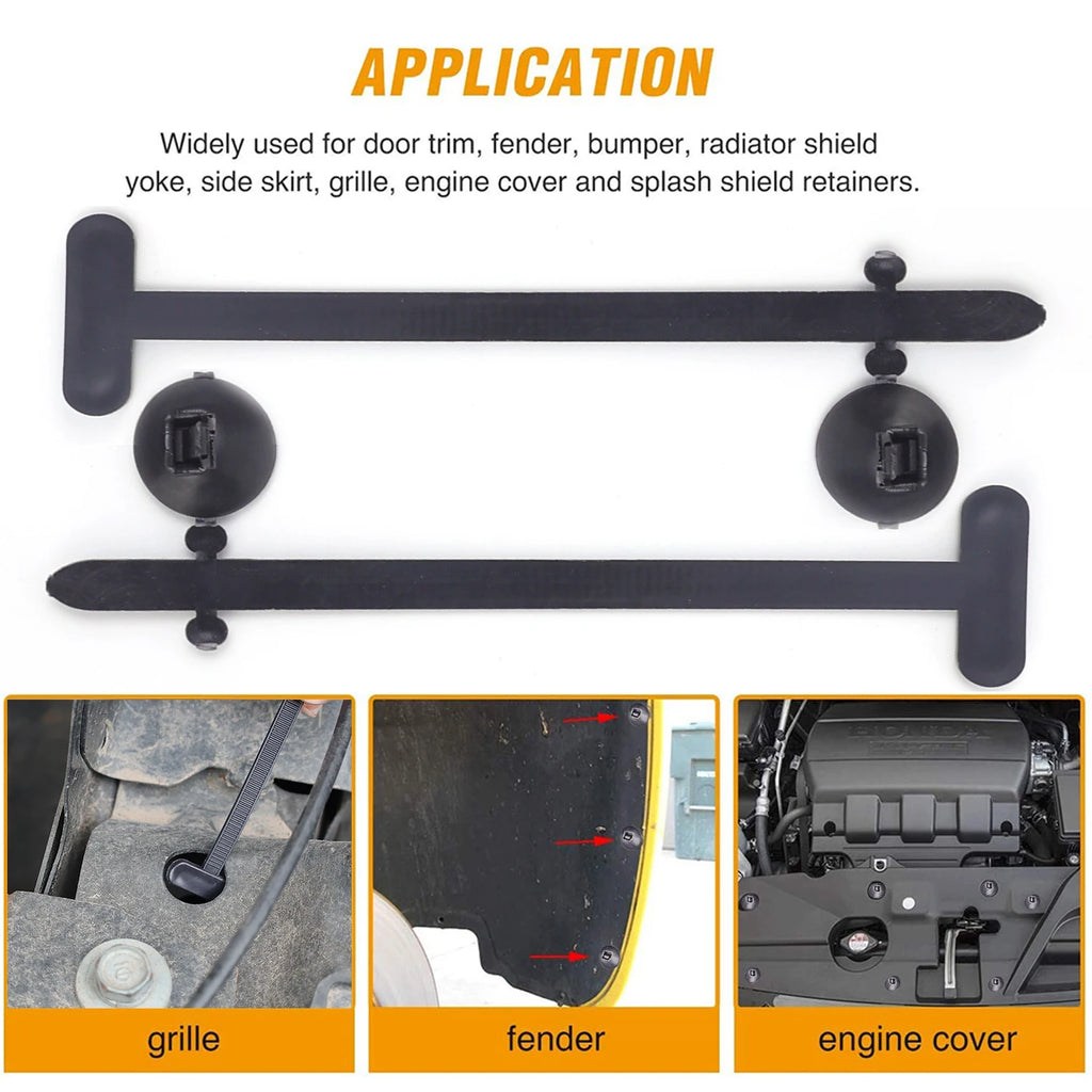 Nylon Cable Tie Buckle Auto Fastener Screw Self-Locking Zip Ties Car Trunk Engine Guard Panel Wire Management Strap Fixed Tools