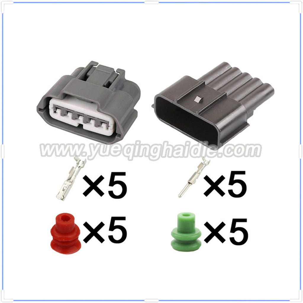 5-Pin Connector Waterproof 2mm Male Female Connector Automotive Wiring Harness Cable Socket for Nissan Mazda 6189-0848