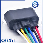 1 Pcs 6 Pin Automotive waterproof connector wire Harness plug 1.2 female LED driver headlight plug 6188-0658 6189-1012 For Honda