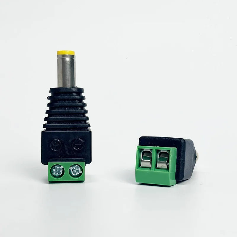 4/10/40PCS 12V DC Power Terminal Block Connectors, Plug Adapter for TV, CCTV Camera, LED Strip Light, SMD Wire Connection