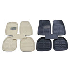 5pcs Premium Easy Clean Waterproof Auto Foot Pad Universal Waterproof PU Leather Durable Car Floor Mats Car Interior Amagi