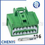 16 Pin Automotive CD player connector Amplifier audio plug 7283-6453-60 7282-6453-60 For Volvo Land Rover Mazda Buick