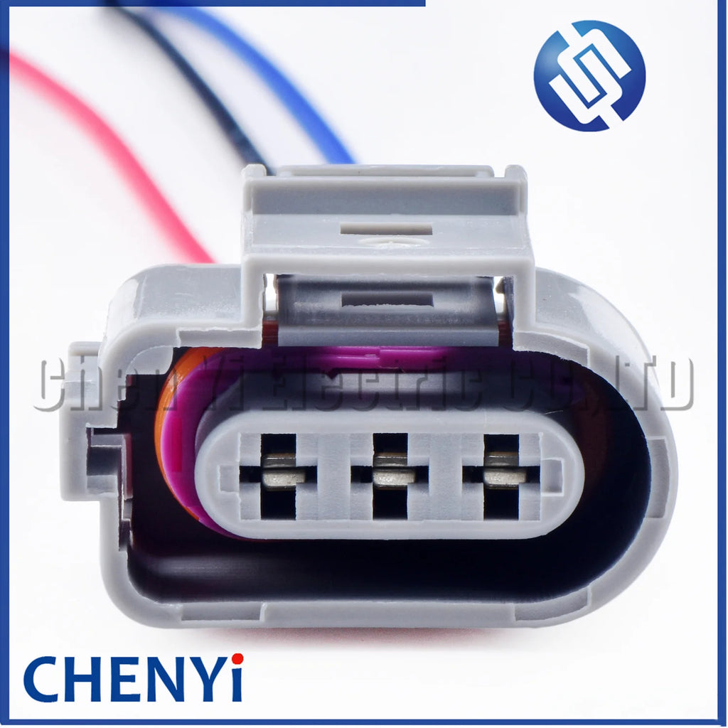 3 Pin 3.5mm Automotive waterproof connector Crankshaft Sensor Plug Fog Lamp Wire Harness Plug 1J0973723G 1J09737236