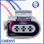 3 Pin 3.5mm Automotive waterproof connector Crankshaft Sensor Plug Fog Lamp Wire Harness Plug 1J0973723G 1J09737236