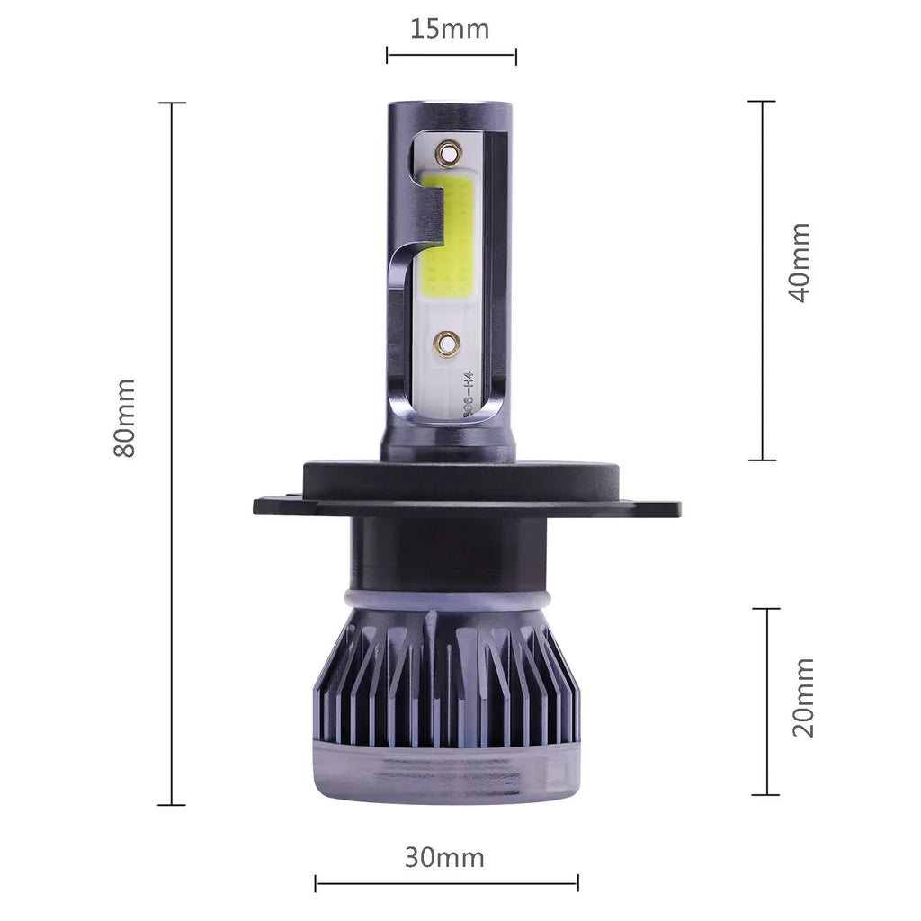 H7 Led Headlight Turbo 24000LM 110W 3570 Chips H1 H4 LED Bulbs Lamps 4300K 6000K 8000K 16000LM 80W H8 H9 H11 Fog Lights Amagi
