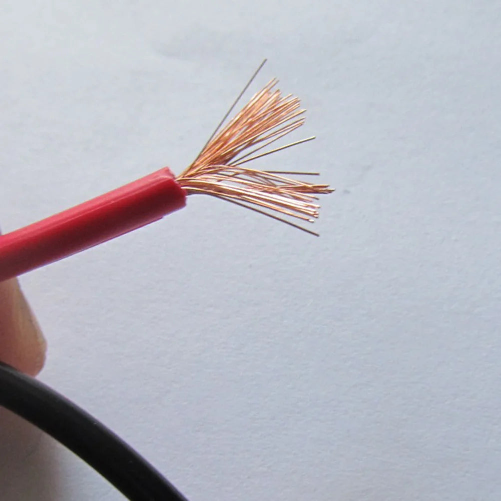 2 Pcs Car 50AMP Battery Inverter Wire Power Transfer Cable Alligator Clip Devices Plastic And Copper Cables Battery Clip Wire