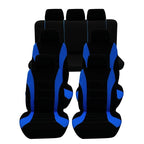Auto Parts Car Seat Cover Polyester Fabric 5 Piece Set Four Season Universal Airbag Safe Truck Van Front/Rear Cushion amagi