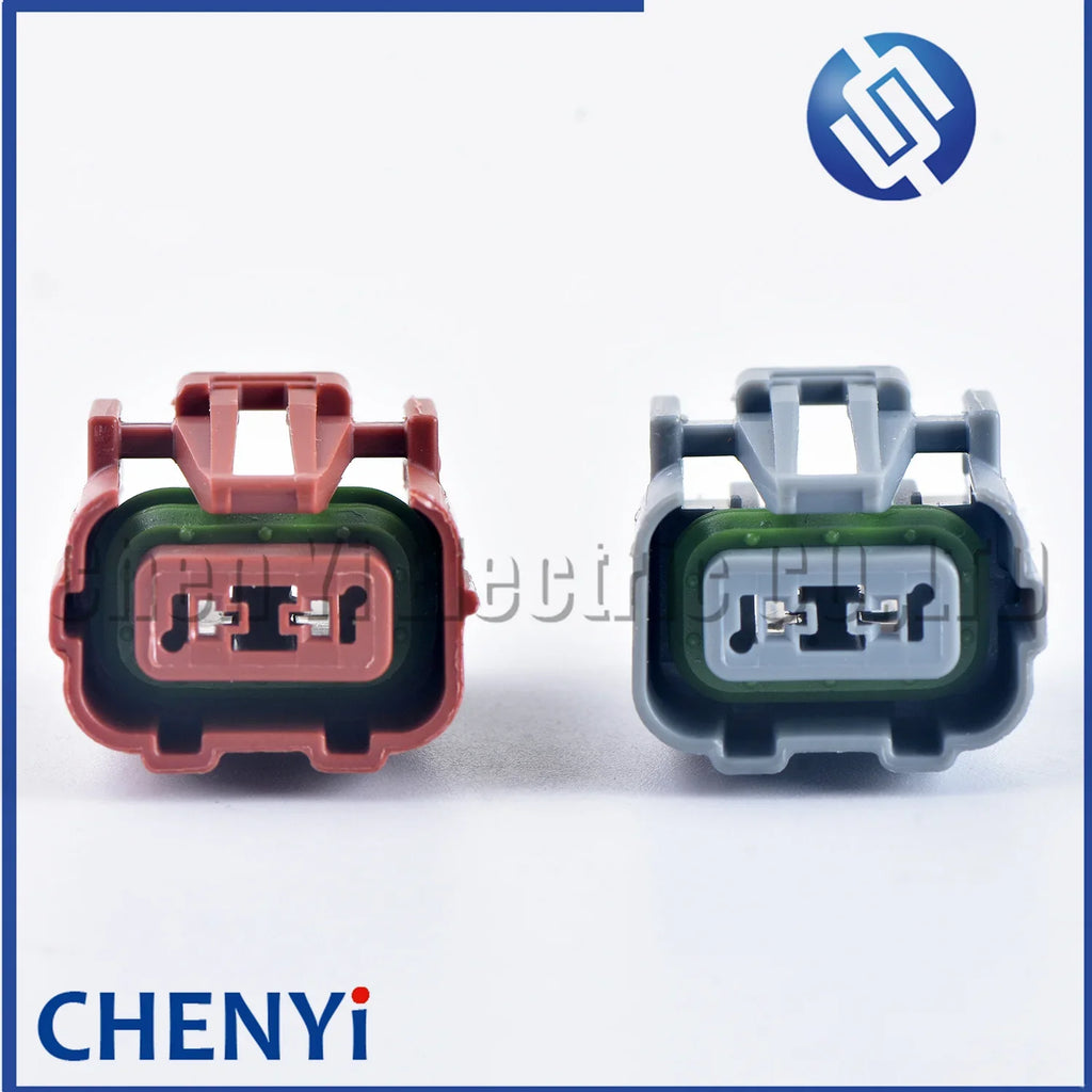2 Pin auto connector front bumper radar probe fog lamp turn signal stoplight plug 15492200 13547918 For Ford Jeep Chevrolet