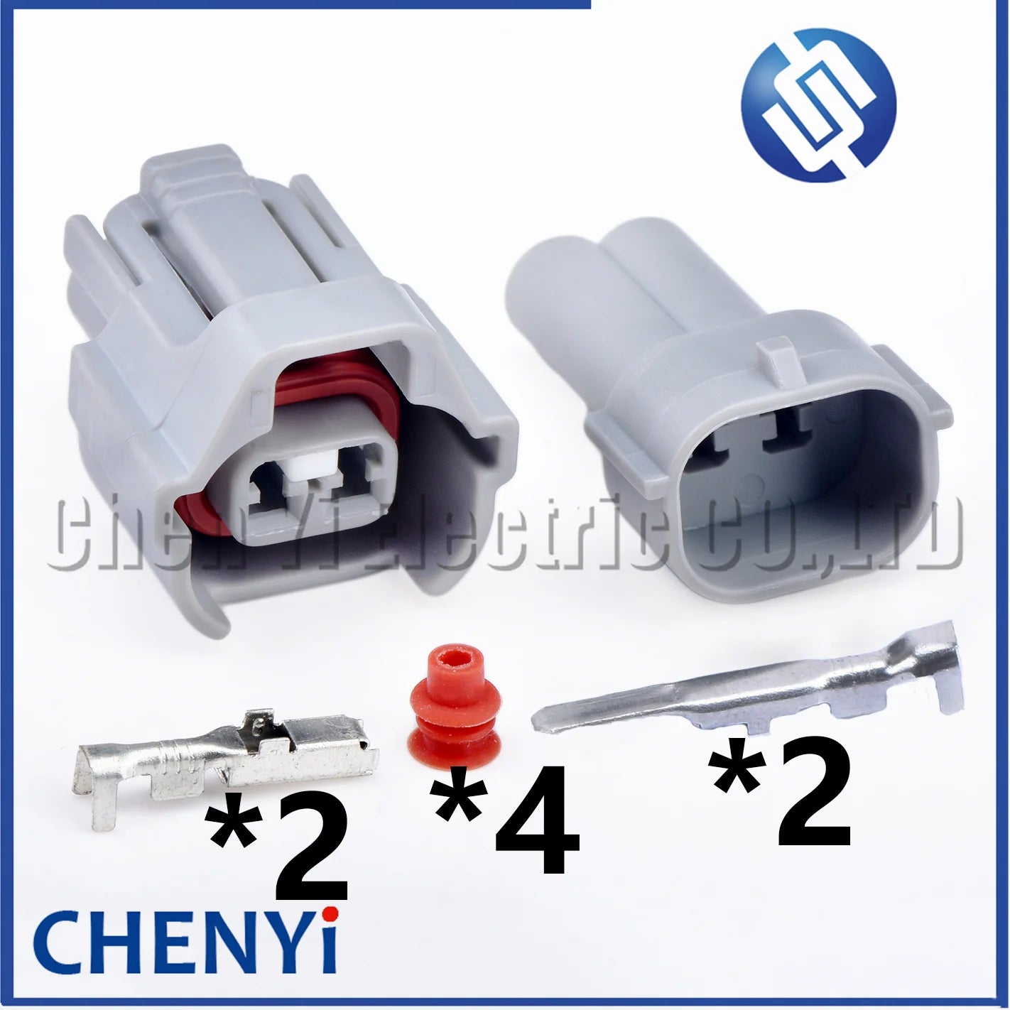 2 Pin Connector Fuel injector plug PA847-02127 15316989 6189-0670 90980-11285 For Toyota Lexus izusu Nippon Denso Naza Nissan