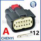 12 Pin Auto waterproof connector car headlight wire harness connector 33472-1260 33472-1259 33472-1206 33472-1207 For GM Ford