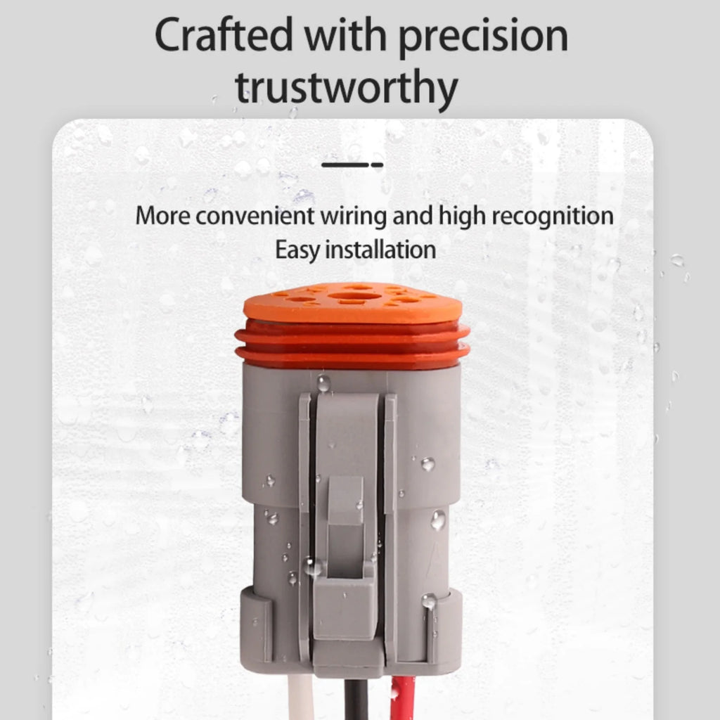 3-PIN Connector Waterproof 1.6mm Series Male Female Connectors Wiring Harness DT04-3P-C017 DT06-3S-C017