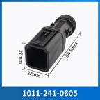 1011-227-0205 Dechi connector snap corrugated pipe DT06-2S/12S tail clamp Straight male and female DT04-2P 1011-229-0205