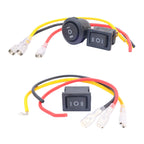 Mini Round Rocker Switch ON OFF 3 Pin SPDT AC DC 12V Auto Car Marine Boat Toggle Button 20mm Mounting Hole Snap in Control Kit