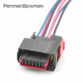 1 Set 6 Pin Car Speed Regulator Electrical Cable Connectors Automatic Transmission Female Wire Harness Plug 638514-1 For Jeep