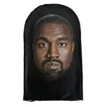 3D Black Knitted Mask Full-Face Design with Breathable Mesh Hood Suitable for Halloween Festival Sports Events Role-Playing