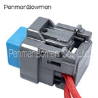 1 Set 4 Pin Auto Fuel Pump Electrical Connectors Female Wire Harness Plug For Honda Fit Odyssey Accord CRV 6189-6887