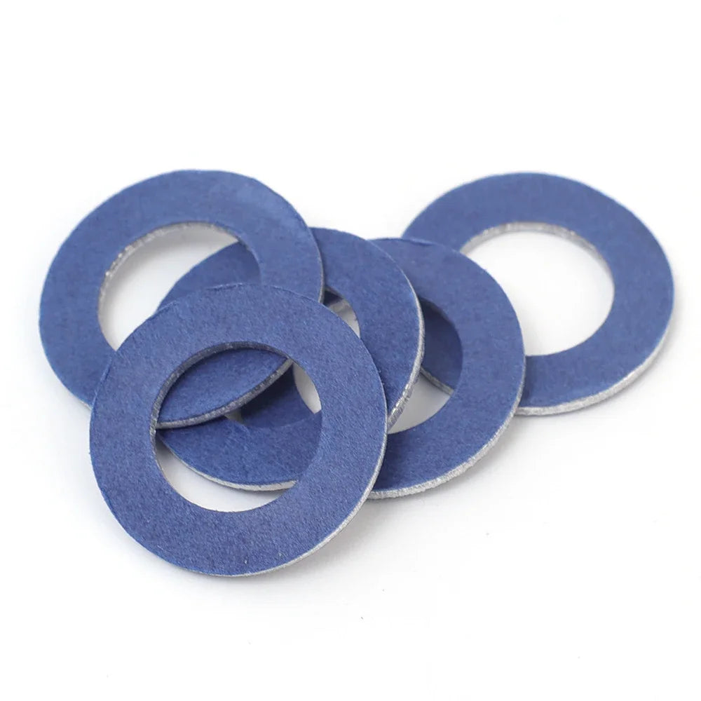 Oil Pan Gaskets Nut Seal Ring Alumium for Toyota Lexus Engine Oil Drain Plug Seal Washer 90430-12031 Cars Parts Auto Accessories