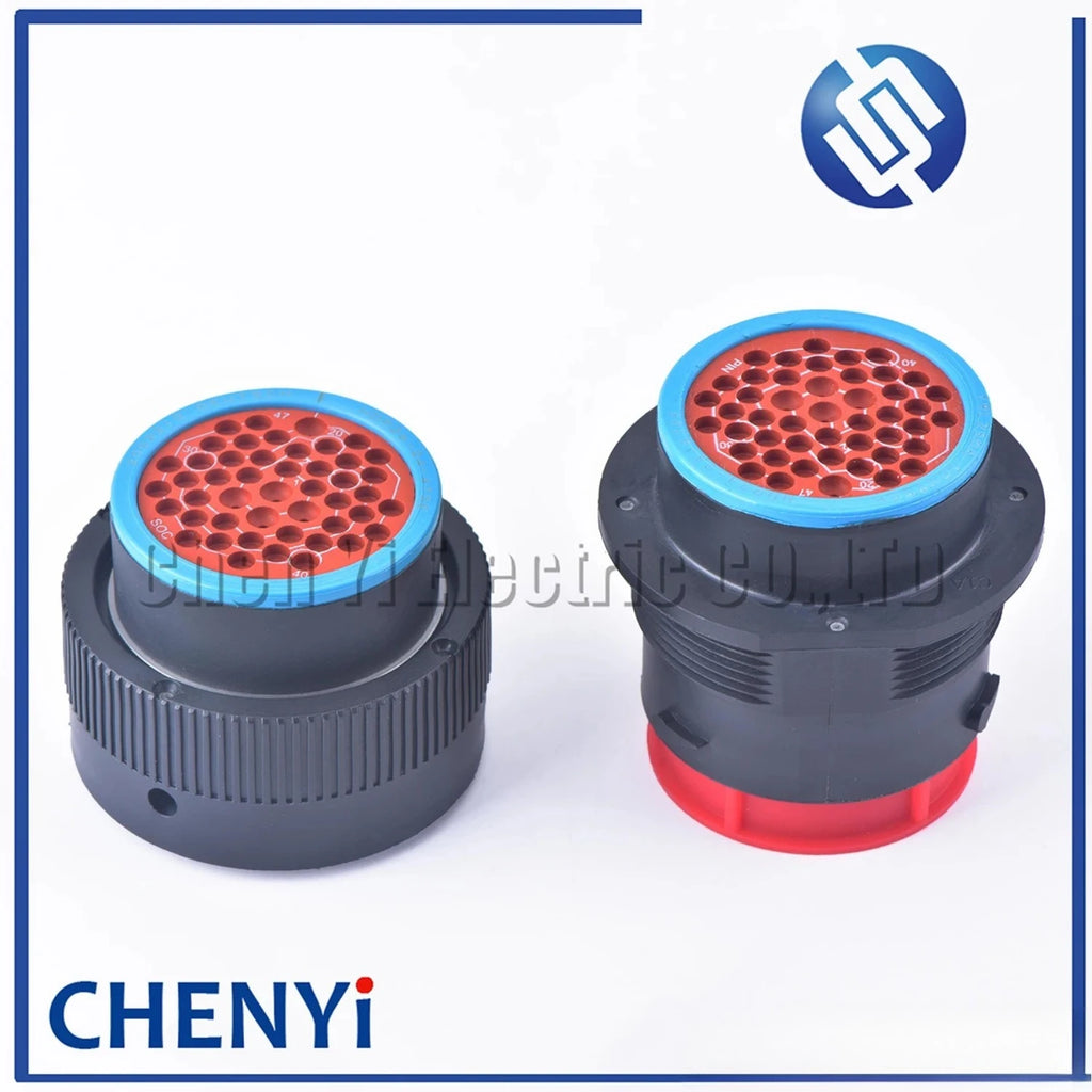47 Pin automotive waterproof plug male or female connector HDP26-24-47SE HDP24-24-47PE With Pins For Deutsch HDP series