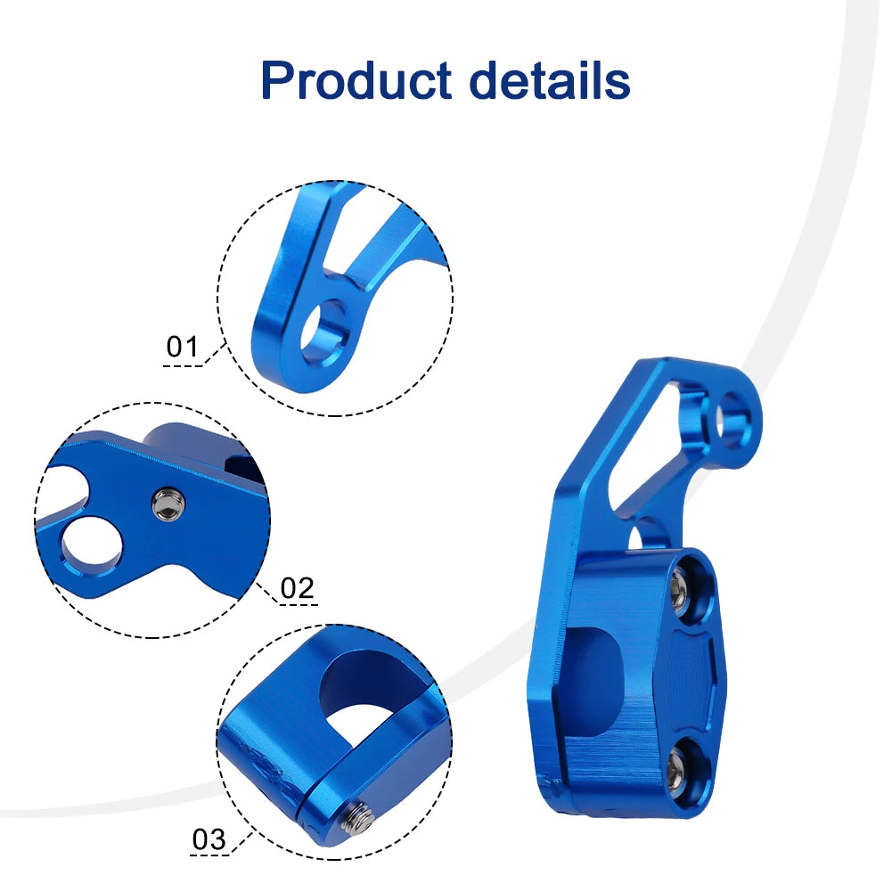 Motorcycle Bikes  Oil Hose Clamp  Modified Oil  Pipeline Brake Line Clamp Protector Aluminum Alloy Hose Clip Accessories