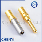 50 Pcs Female male Stainless Steel Gold Plate Terminal Pin 14–12 AWG Wire Size 0460-220-123 0462-210-1231 For Deutsch DTP
